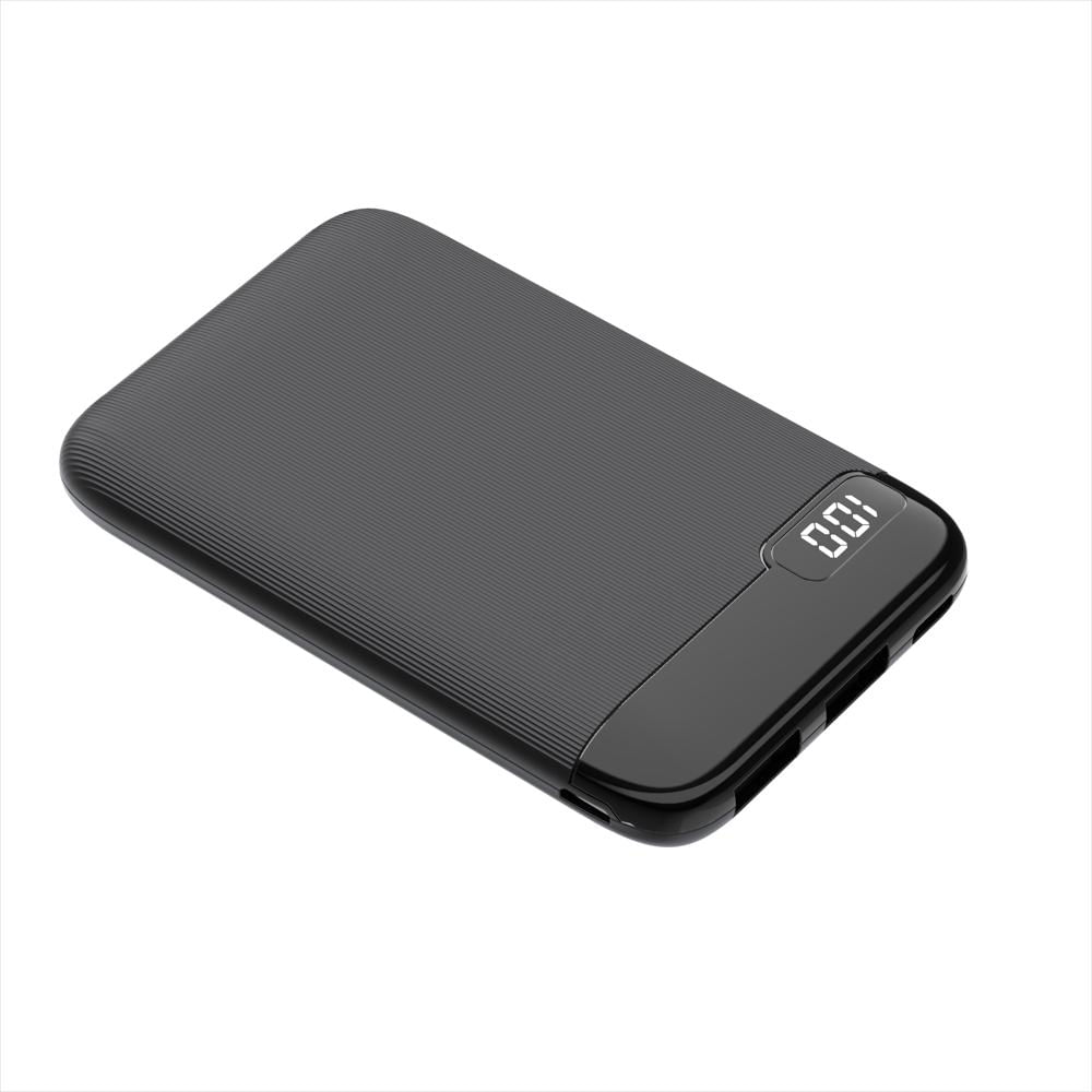 Batería Xtreme 5000 Mah Con Pantalla Led Y 2 Puertos Negra img #1