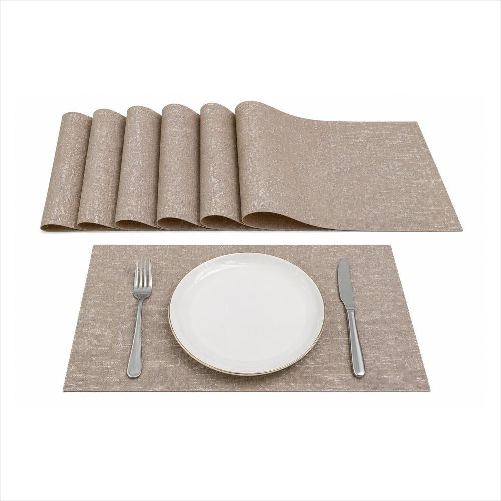 Set X6 Individuales Decorativos Dihour Placemat 2113 Cafe img #1