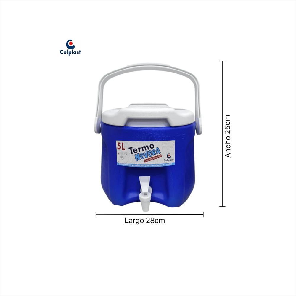 Termo Nevera Portatil 5Lt 901T Azul img #4