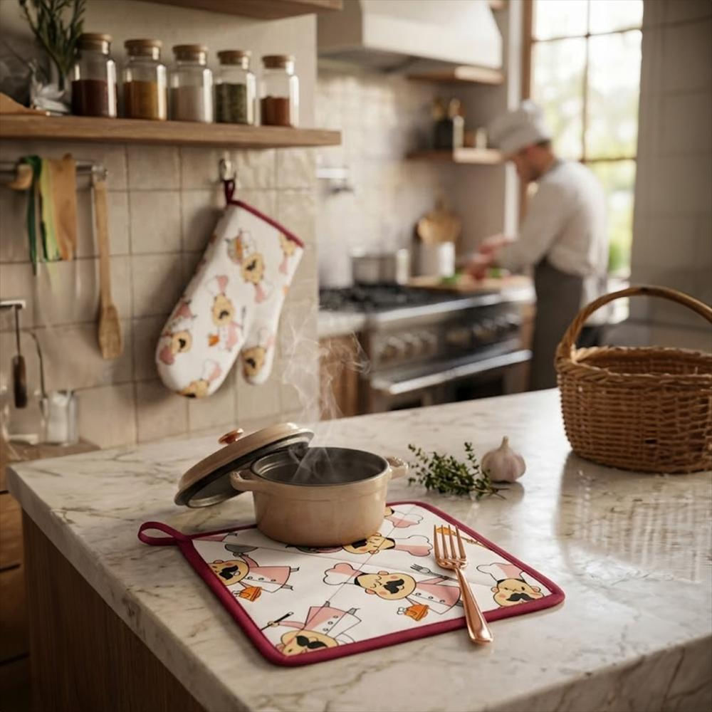 Coge Ollas Cocina Grande 15Cm X 15Cm Diseños Surtidos img #2