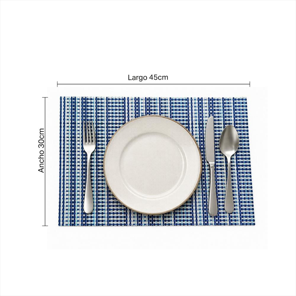 Set X6 Individuales Dihour Placemat 2112Induviduales Multicolor img #4
