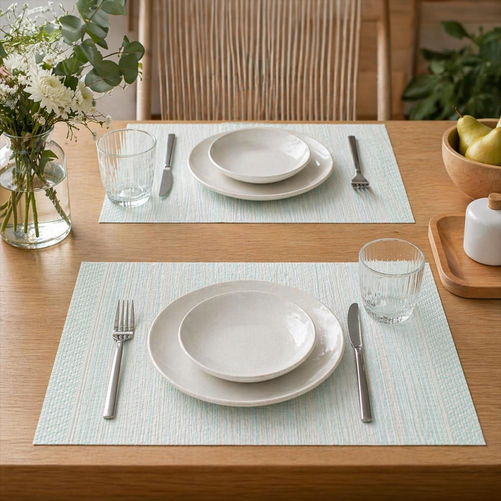 Set X6 Individuales Dihour Placemat 2114Individual Celeste img #2