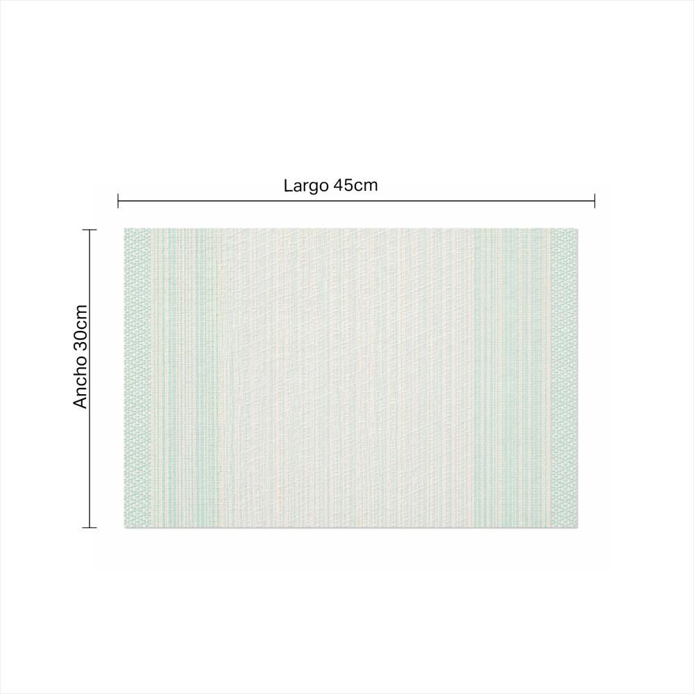 Set X6 Individuales Dihour Placemat 2114Individual Celeste img #4