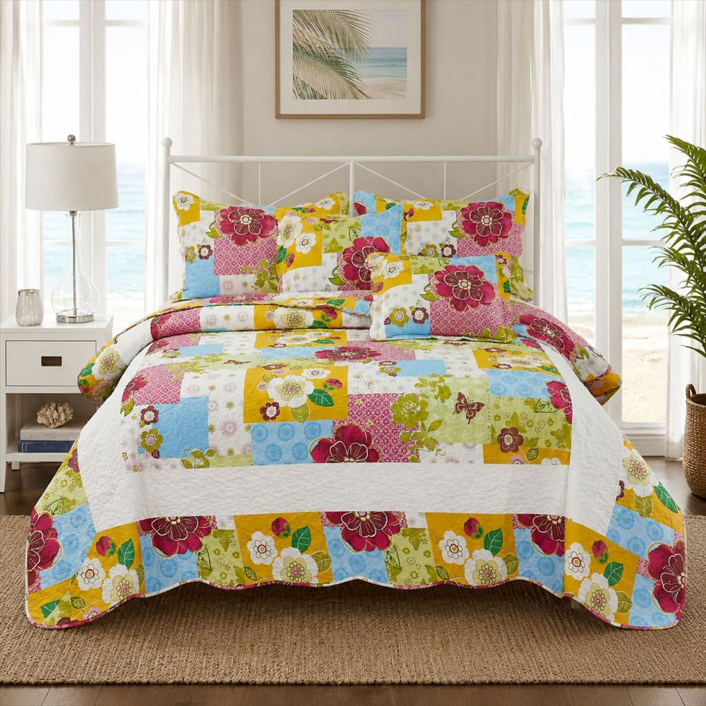 Cubrelecho Doblefaz Estampado Vikasa 150105 Multicolor img #2