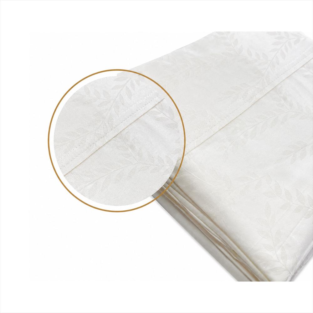 Sabanas King 100% Algodón 420 Hilos Sw4053g Venecia Blanco img #3