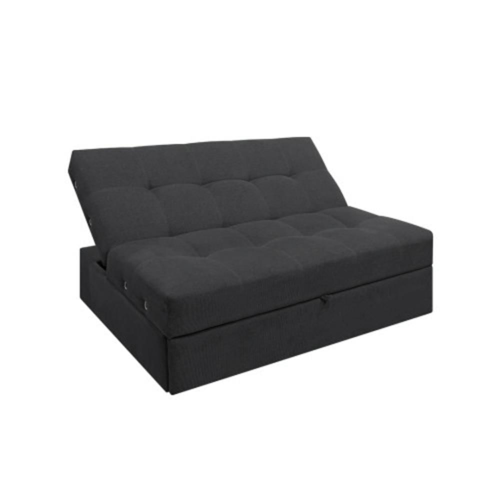 Sofá Cama Angela Con Brazos | Antifluidos Gris Oscuro Pullman img #3