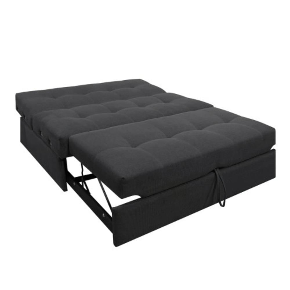 Sofá Cama Angela Con Brazos | Antifluidos Gris Oscuro Pullman img #5