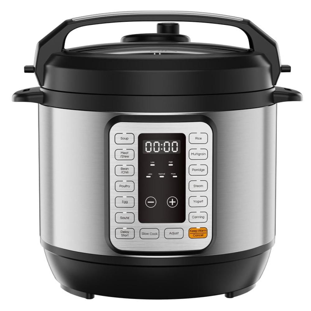 Olla A Presión Eléctrica Simenmax 12 En 1 De 6 Qt Plateada img #1