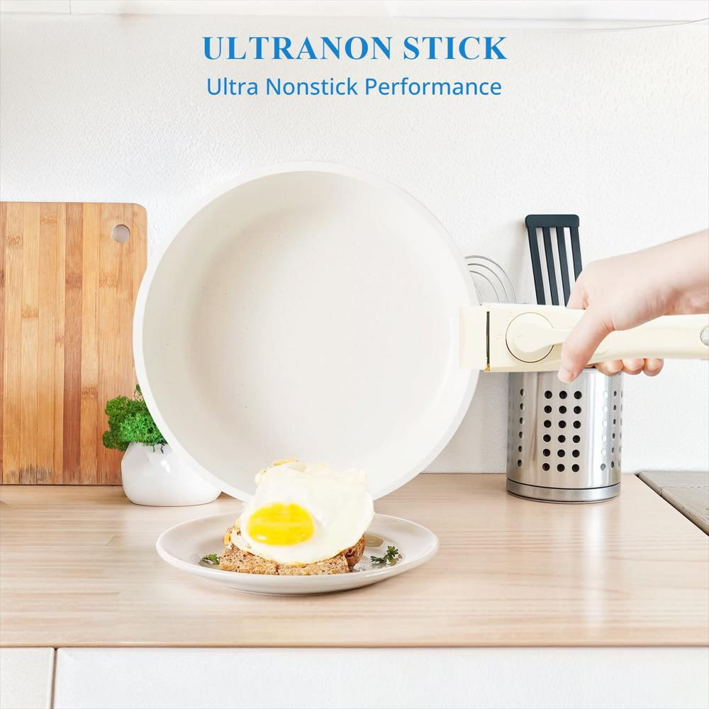 Batería De Cocina Antiadherente Simenmax De 12 Piezas Apilable img #4
