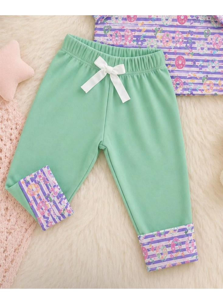Pijama Niña Lineas Moradas img #3