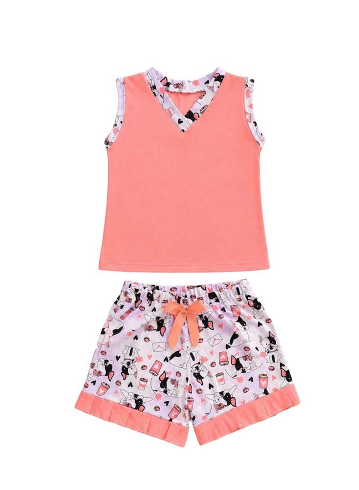 Pijama Short Niña Perrito img #1