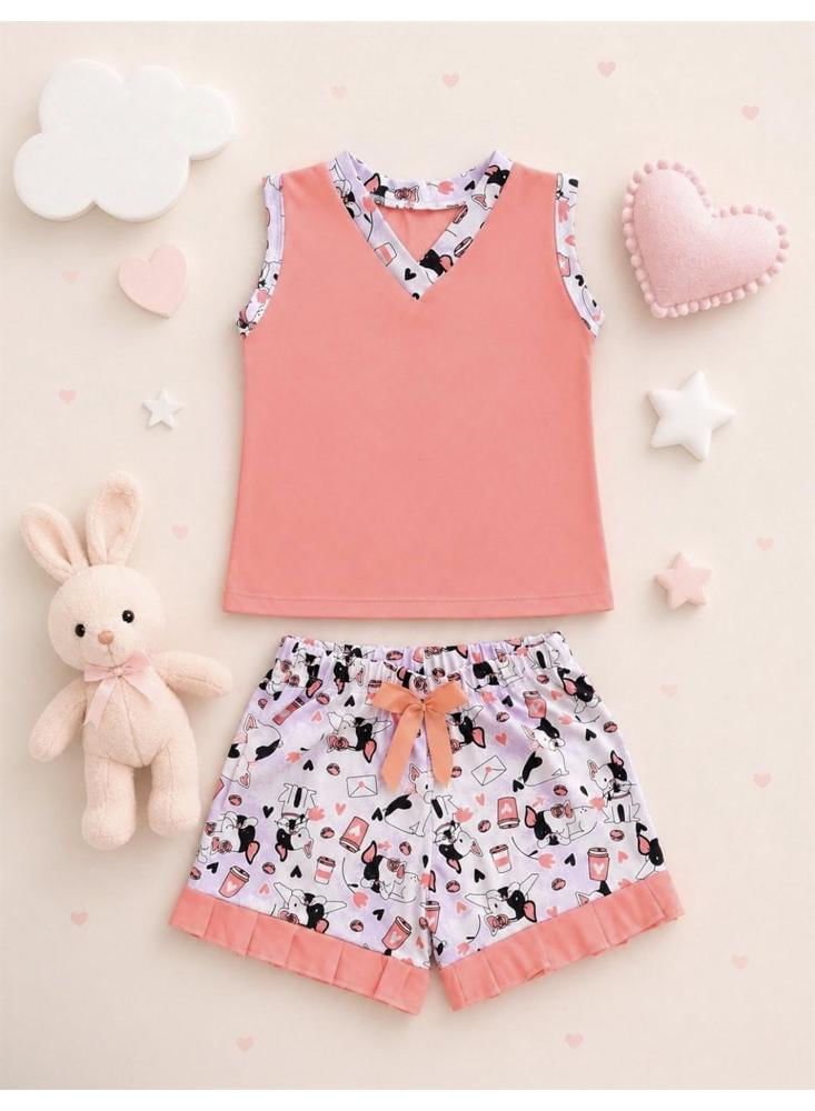 Pijama Short Niña Perrito img #2