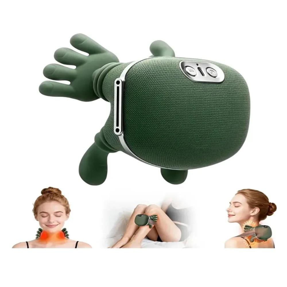 Masajeador Hombros Cuello Calor Terapia Ajustable Tipo Mano img #1