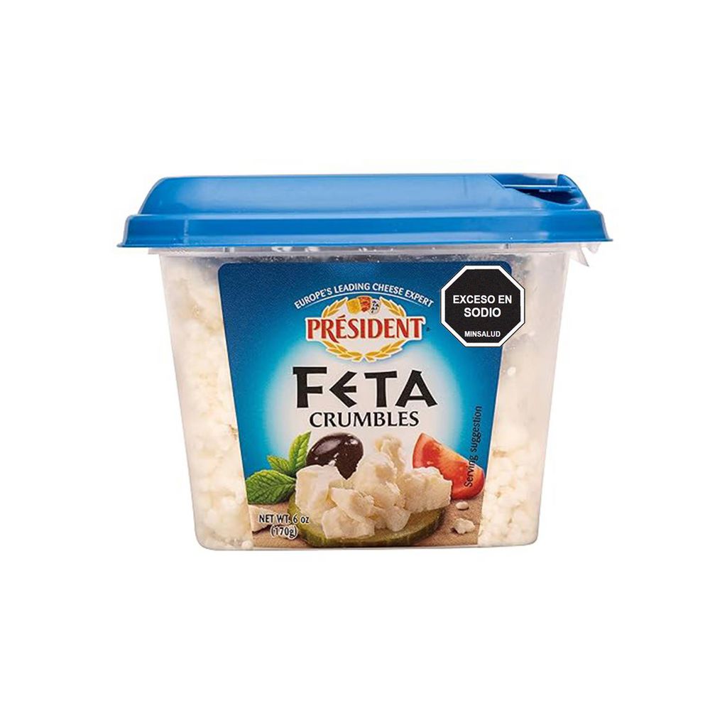 Queso PRESIDENT president feta crumbled (170  gr) img #1