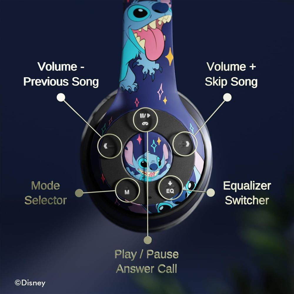 Audífonos Inalámbricos Ijoy Disney Lilo And Stitch Lick Over Ear img #5