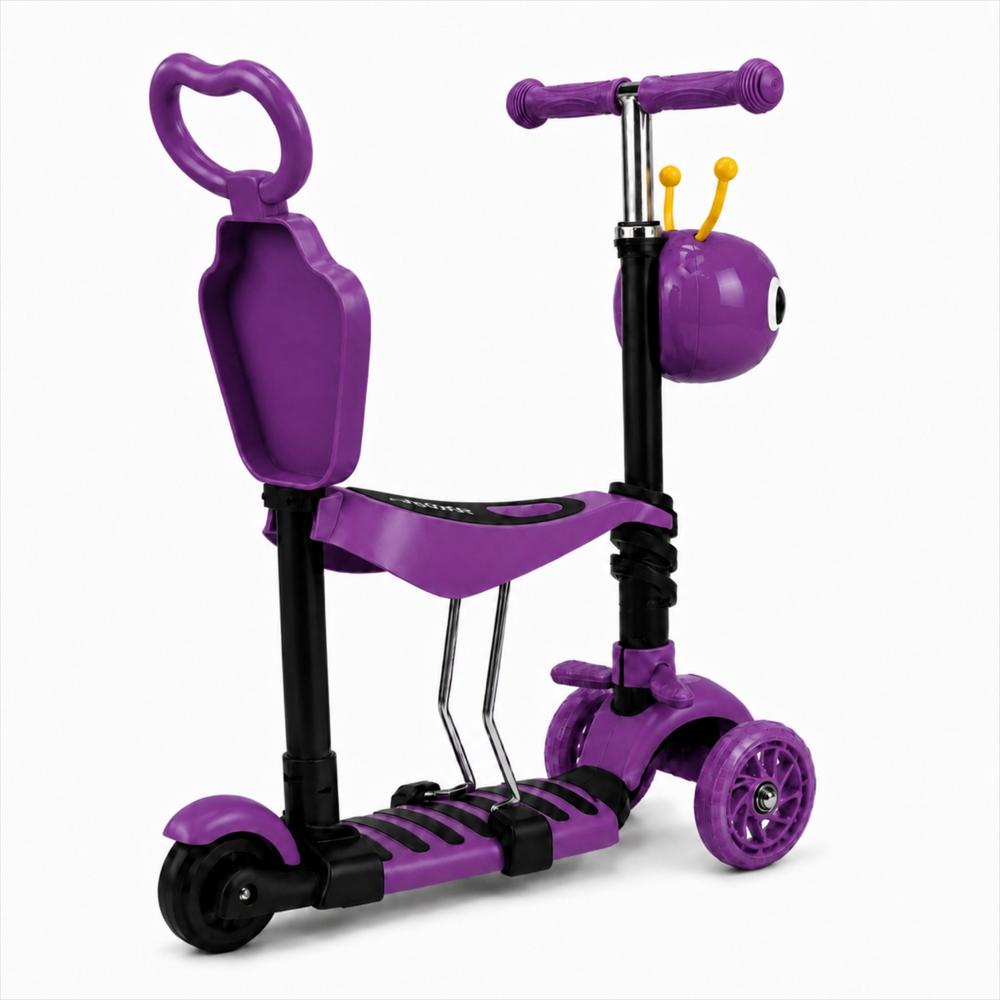 Scooter Monopatín 5 En 1 Color Violeta Oscuro img #5