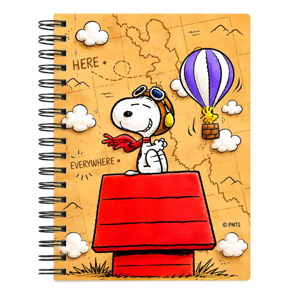 Cuaderno Snoopy Viajero Argollado img #1