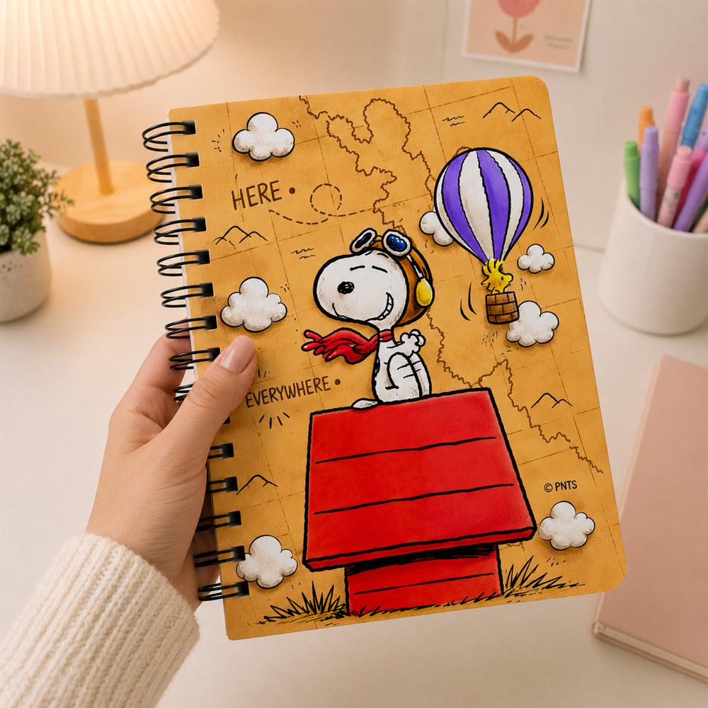 Cuaderno Snoopy Viajero Argollado img #4