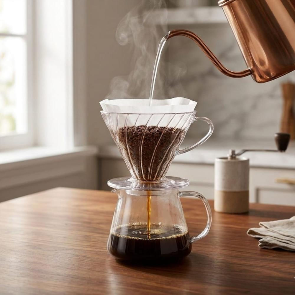 Cono Goteo V60 Plástico Cafetera Filtro Manual Café img #3