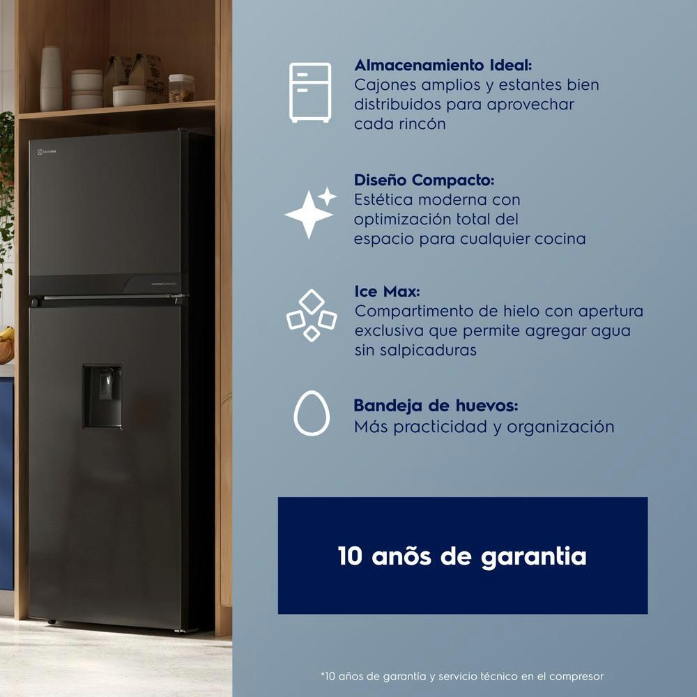 Nevera ELECTROLUX No Frost  323 Litros  ERT34A3C6DC Negro img #4