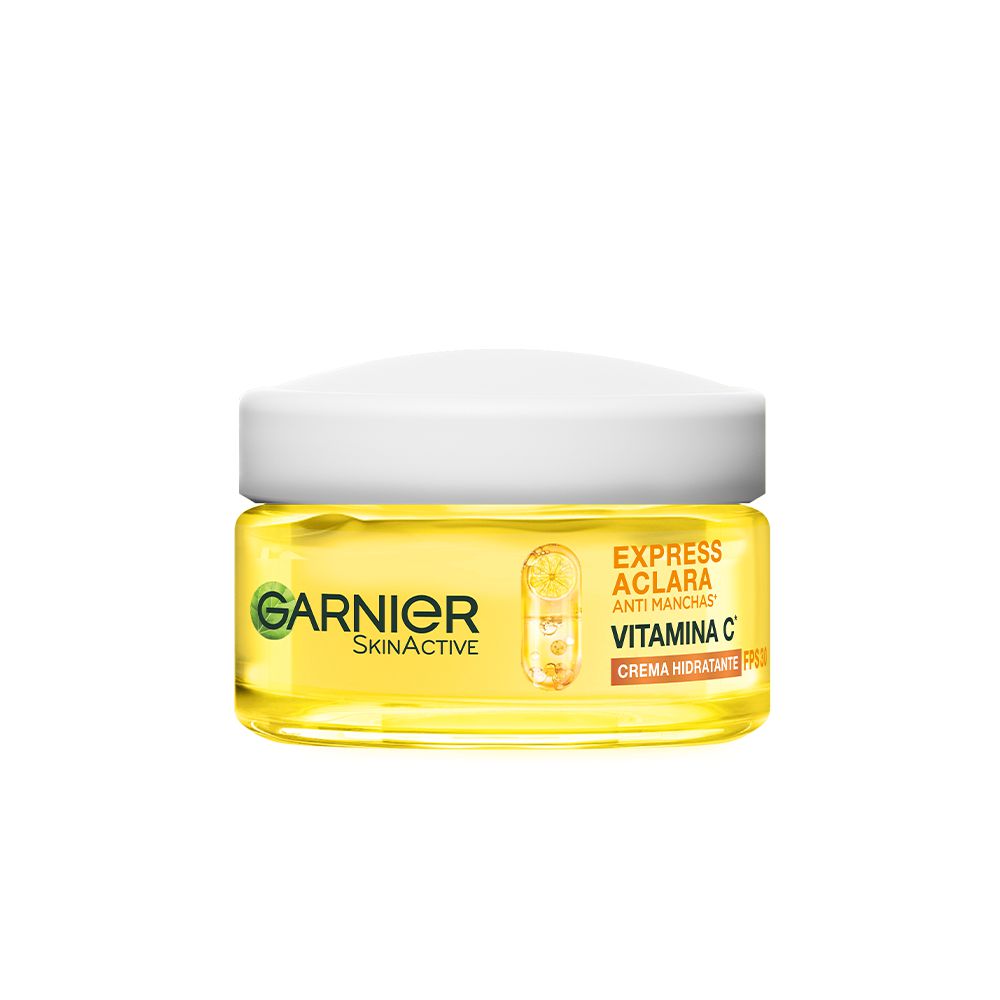Crema facial GARNIER SKIN ACTIVE vitamina C express aclara (50  ml) img #1