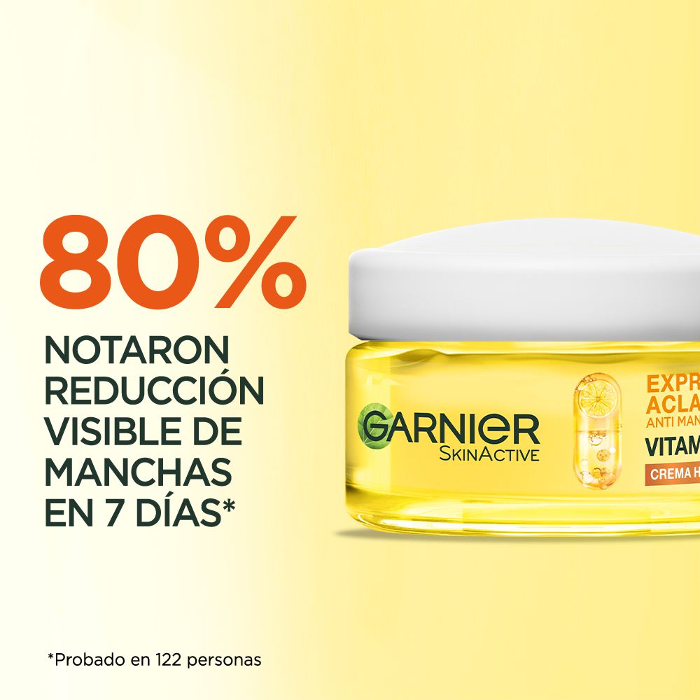 Crema facial GARNIER SKIN ACTIVE vitamina C express aclara (50  ml) img #8