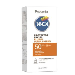 Protector solar TANGA facial FPS 50 (50 ml)