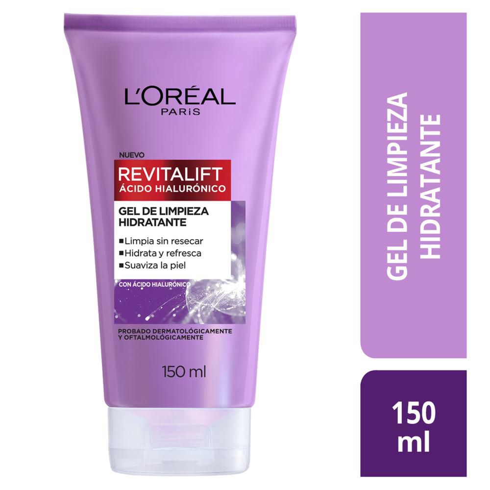 Gel limpiador LOREAL PARIS con ácido hialurónico (150  ml) img #1