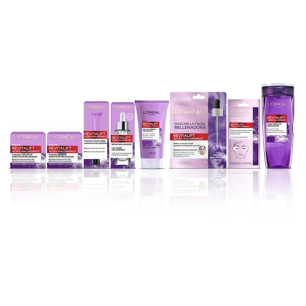 Gel limpiador LOREAL PARIS con ácido hialurónico (150  ml) img #5