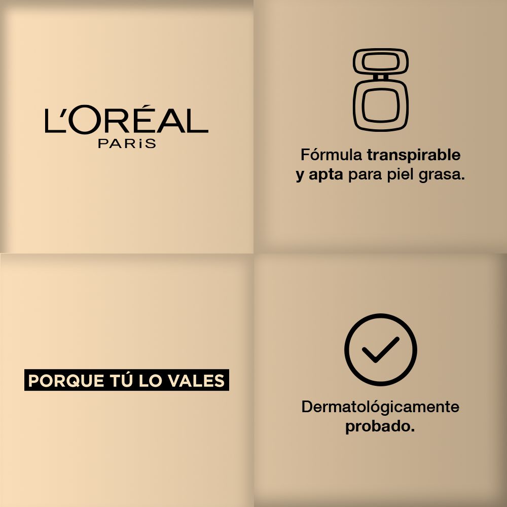 Polvo LOREAL PARIS infallible 24H radiant honey 245 (9  gr) img #6