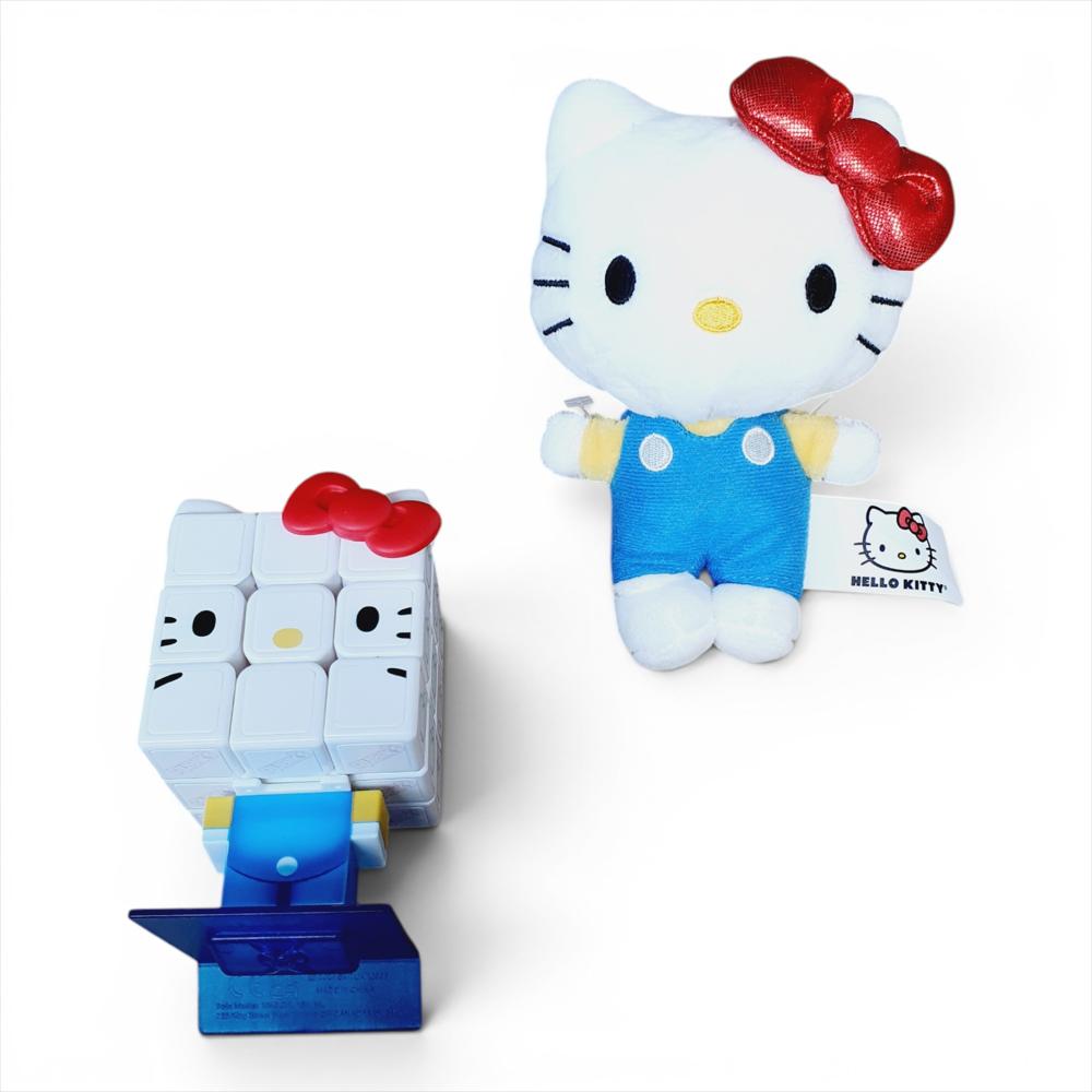 Cubo Rubik 3X3 Hello Kitty Coleccionable Con Peluche img #3