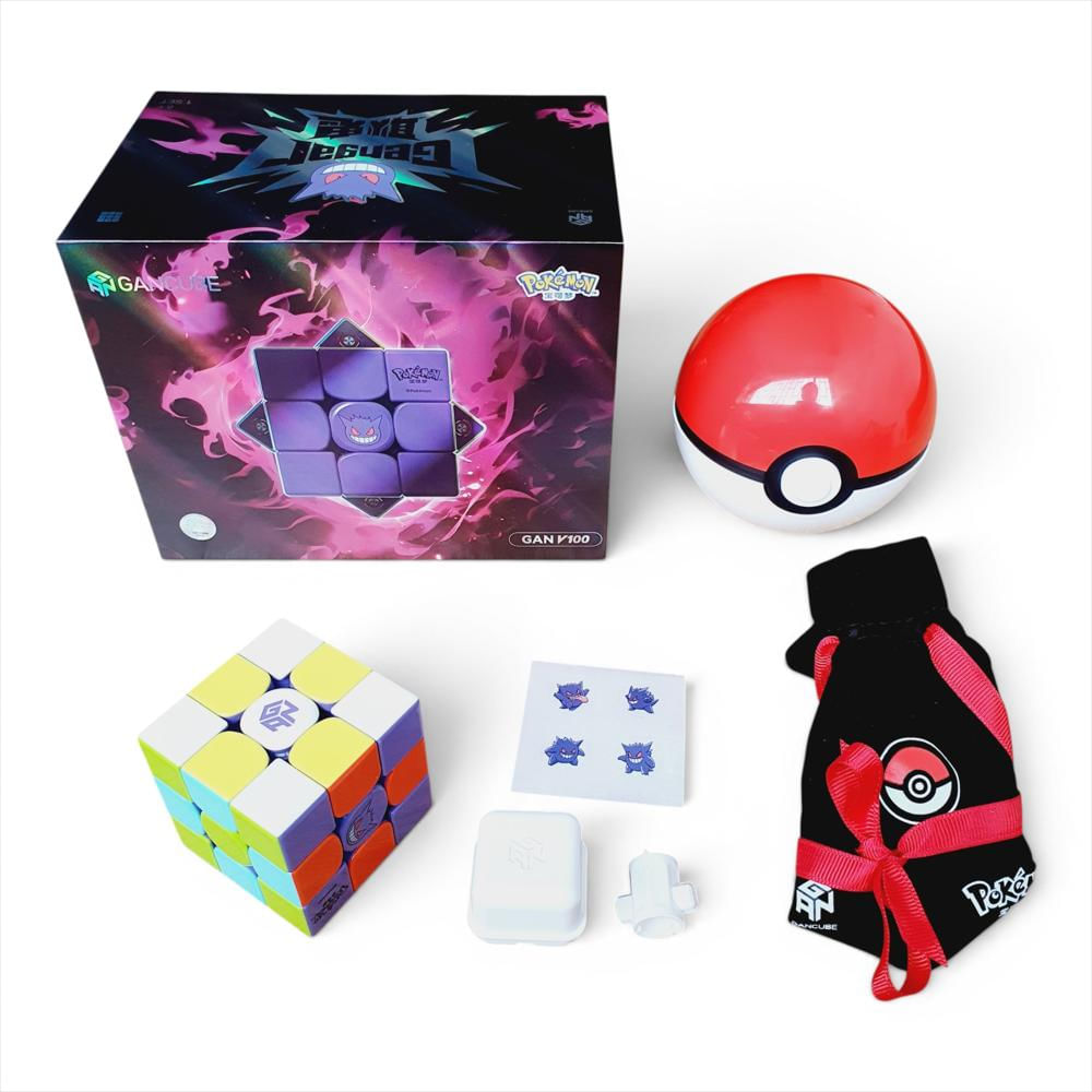 Cubo 3X3 Gan V100 Gengar Speed Cube Ballcore Limitado img #1