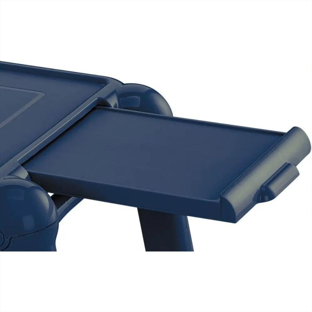 Mesa Rectangular Personal Portátil En Plastico Color Azul Oscuro img #2