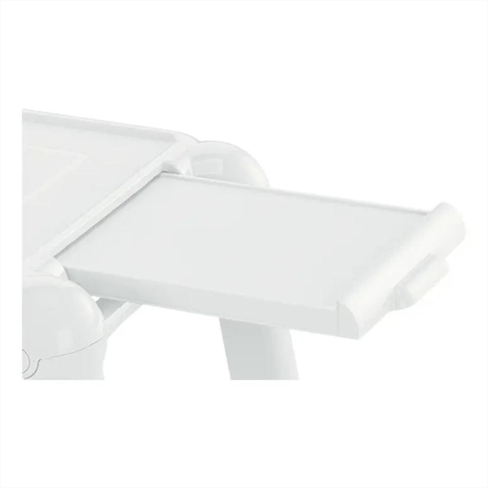 Mesa Rectangular Personal Portátil En Plastico Color Blanco img #2