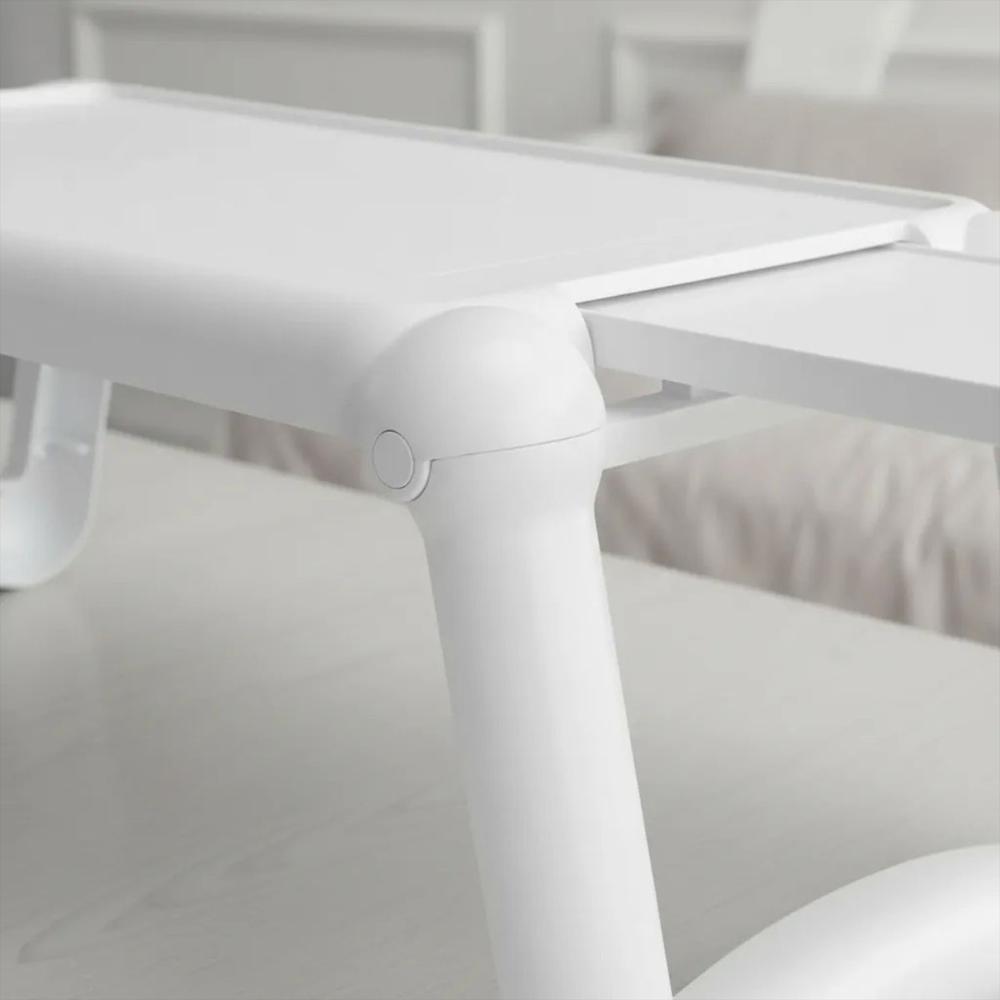 Mesa Rectangular Personal Portátil En Plastico Color Blanco img #4