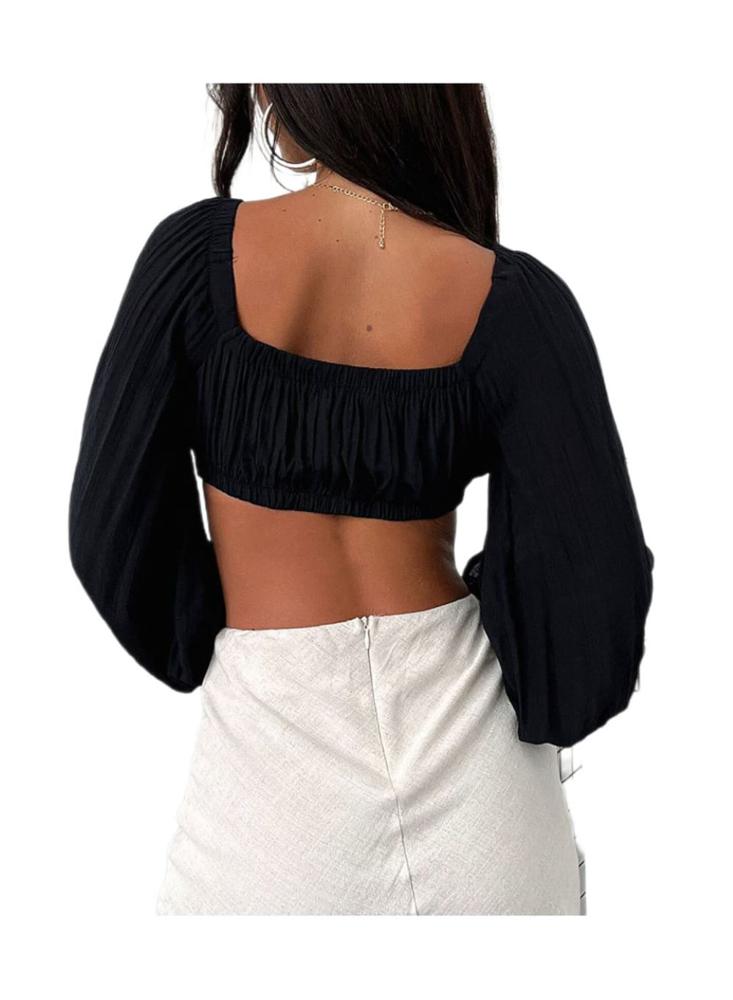 Crop Top Laufrak Con Manga Larga img #3