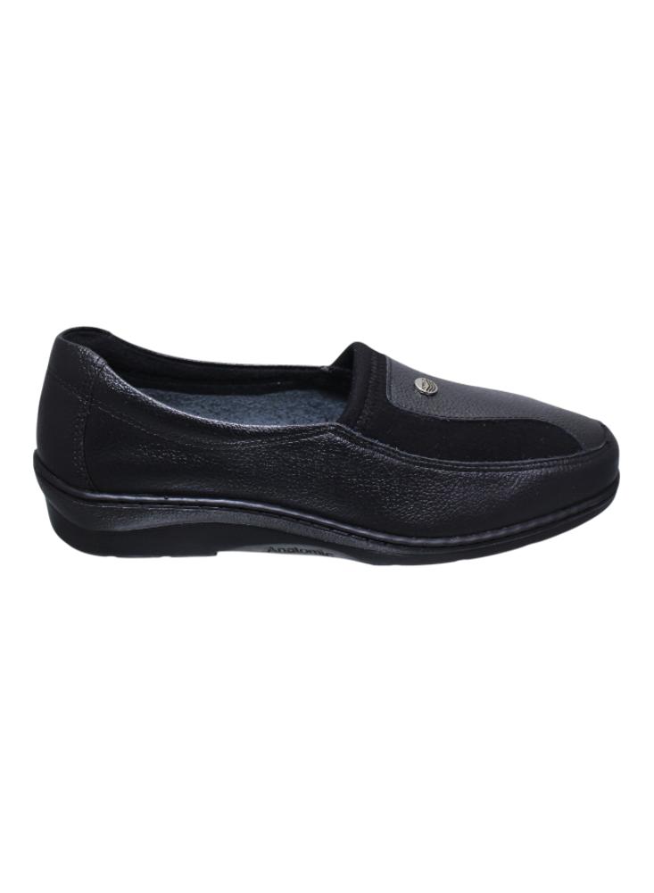 Zapato Mocasín Romulo Negro Mujer img #1