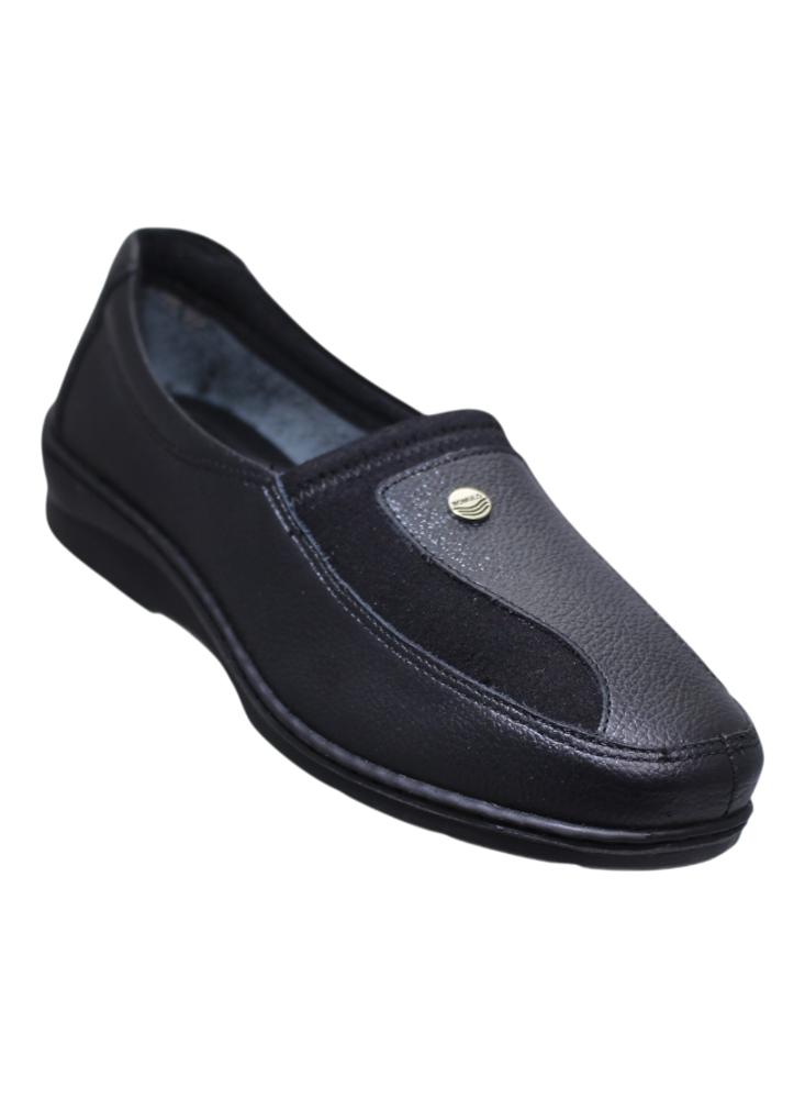 Zapato Mocasín Romulo Negro Mujer img #2