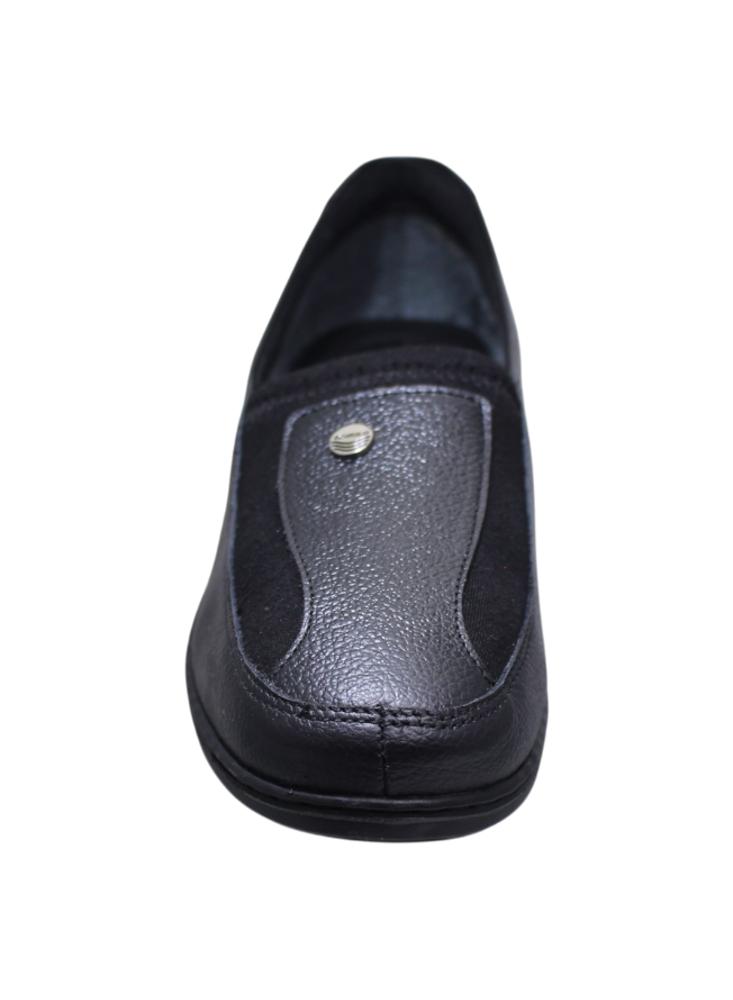 Zapato Mocasín Romulo Negro Mujer img #3