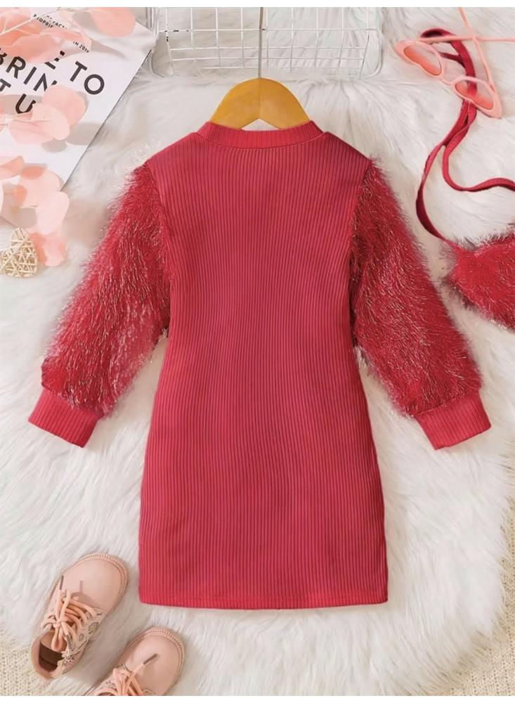 Vestido Niña Con Bolso img #3