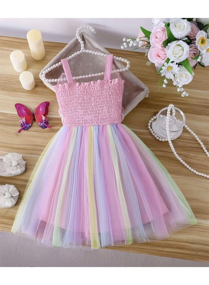 Vestido Niña Arcoiris Mariposa img #4