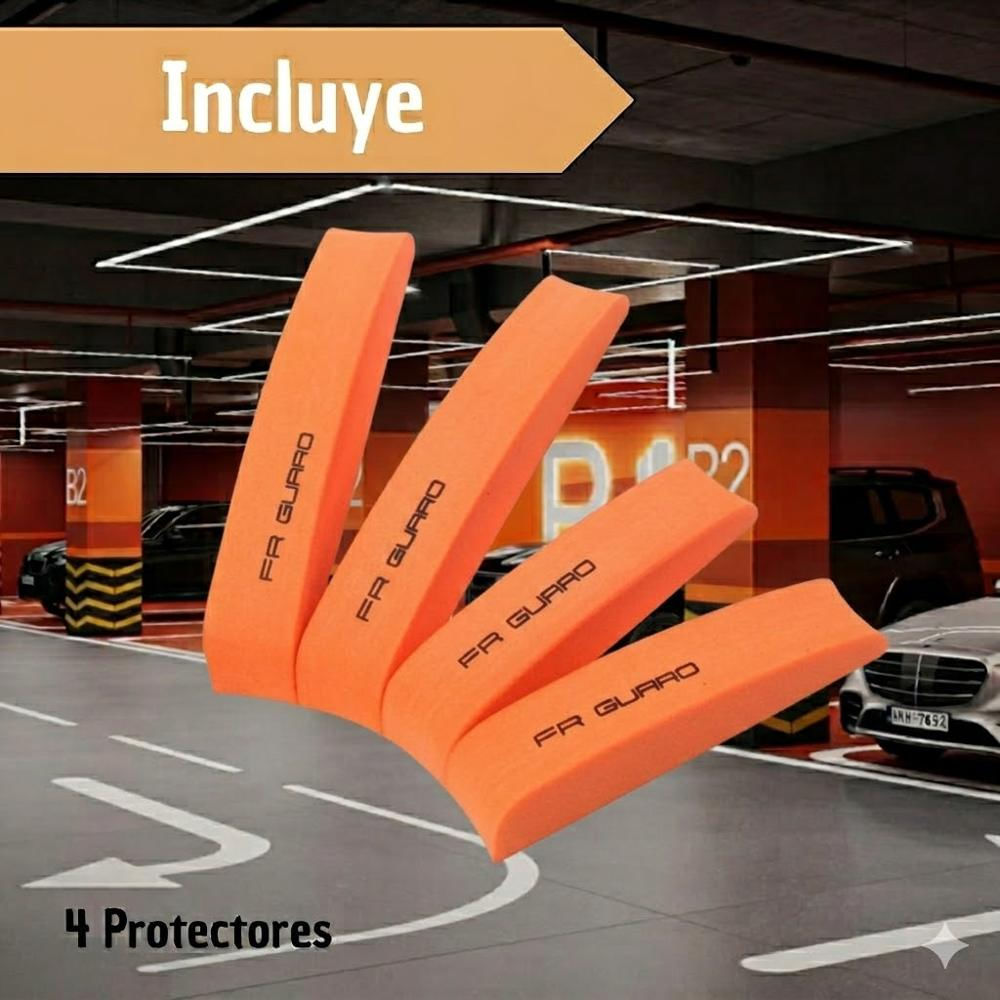 Protector De Borde Para Puertas Laterales Del Carro Naranja img #2