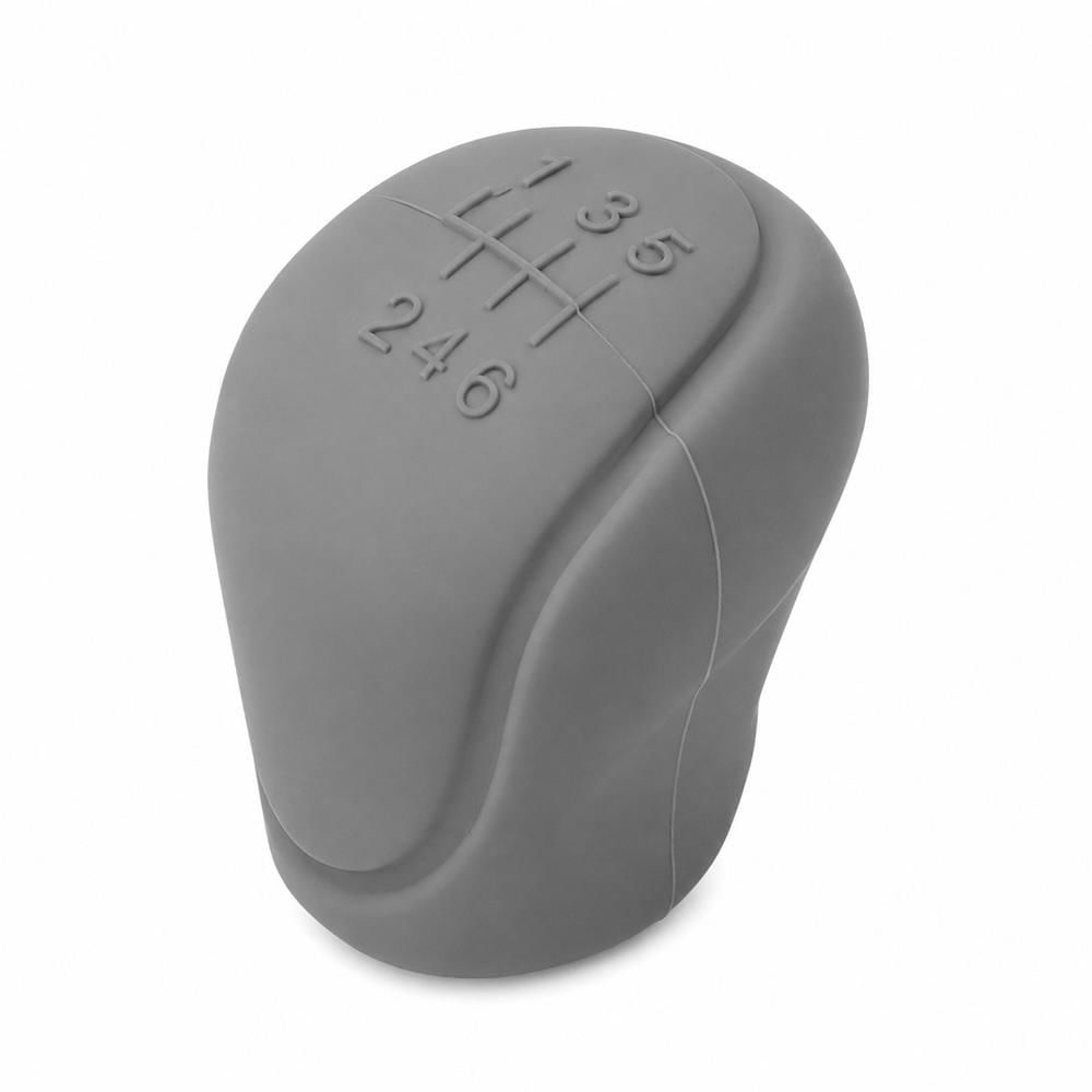 Forro Protector Del Pomo Perilla Palanca Cambios Carro Gris img #1