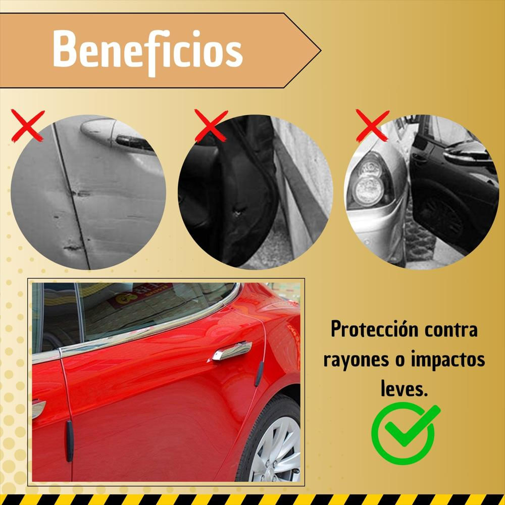 Protector De Borde Para Puertas Laterales Del Carro Gris img #3