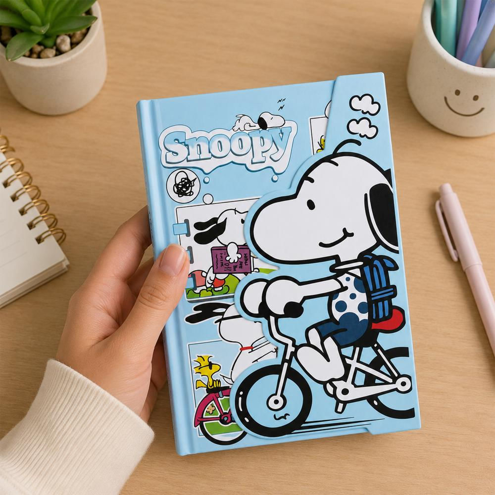 Agenda Snoopy Diseño Premium Azul img #2