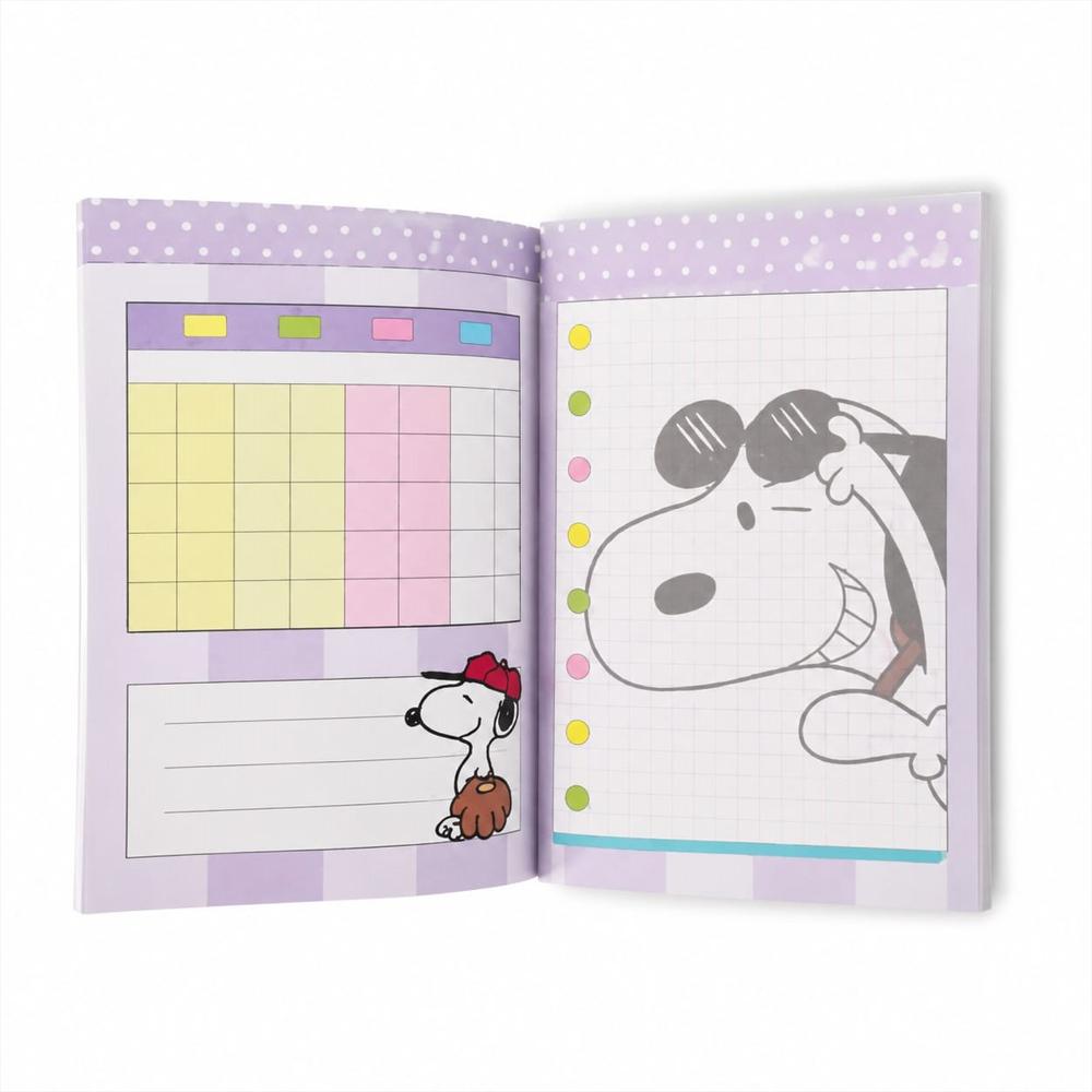 Agenda Snoopy En Color Lila Abrazo img #4