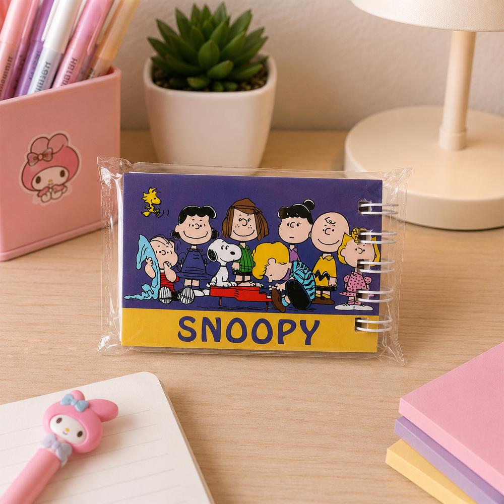 Set Mini Snoopy Cute Rosa 2 Mini Libretas 1Mascarilla 1Crema img #3