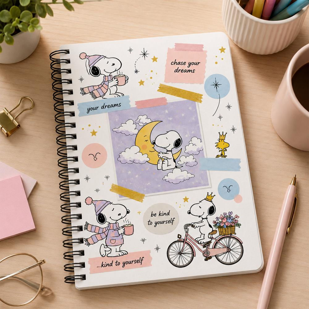 Libreta Snoopy Pastel img #3