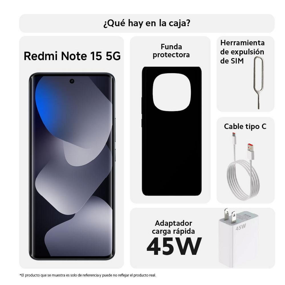 Celular XIAOMI REDMI Note 15 5G 256 GB 8 GB RAM Lila img #3