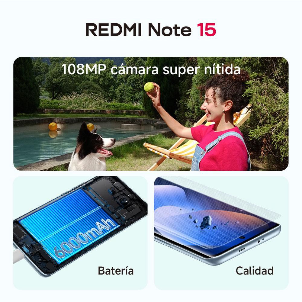 Celular XIAOMI REDMI Note 15 512 GB 8 GB RAM Negro img #5